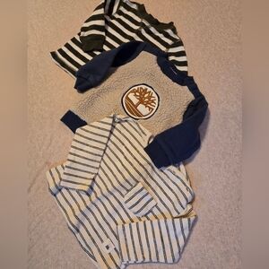 Timberland Kids' Navy and Cream Sweater Set